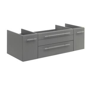 Fresca FCB6148GR-UNS Lucera 48" Gray Wall Hung Undermount Sink Modern Bathroom Cabinet