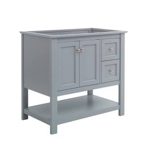 Fresca FCB2336GR Manchester 36" Gray Traditional Bathroom Cabinet