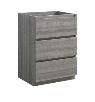 Fresca FCB9324HA Lazzaro 24" Ash Gray Free Standing Modern Bathroom Cabinet