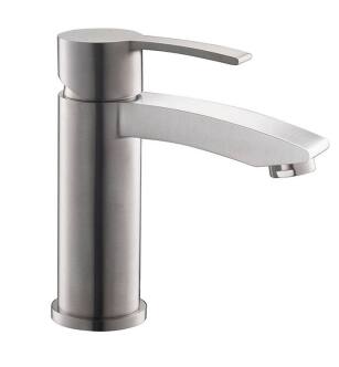 Fresca FFT3111BN Livenza Single Hole Mount Bathroom Faucet in Brushed Nickel