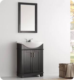 Fresca FVN2302BL-CMB Hartford 24" Black Traditional Bathroom Vanity