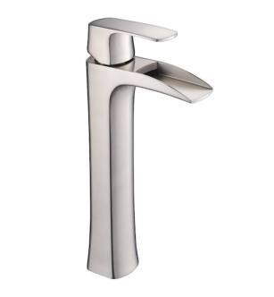 Fresca FFT3072BN Fortore Single Hole Vessel Mount Bathroom Faucet in Brushed Nickel