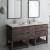 Fresca FVN31-301230ACA-FS Formosa 72" Floor Standing Double Sink Modern Bathroom Vanity with Open Bottom & Mirrors in Acacia