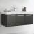 Fresca FCB8092BW-I Vista 48" Black Modern Bathroom Vanity with Integrated Single Sink