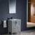 Fresca FVN6224GR-UNS Torino 24" Grey Modern Bathroom Vanity with Integrated Sink