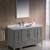 Fresca FVN20-123012GR Oxford 54" Gray Traditional Bathroom Vanity with 2 Side Cabinets