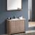 Fresca FVN8140GO Allier 40" Modern Bathroom Vanity with Mirror in Gray Oak