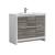 Fresca FCB8140HA-I Allier Rio 40" Ash Gray Modern Bathroom Cabinet with Sink