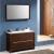 Fresca FVN8148WG Allier 48" Modern Bathroom Vanity with Mirror in Wenge Brown