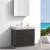 Fresca FVN8436GO Valencia 36" Gray Oak Free Standing Modern Bathroom Vanity with Medicine Cabinet