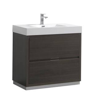 Fresca FCB8436GO-I Valencia 36" Gray Oak Free Standing Modern Bathroom Vanity