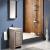 Fresca FVN8118GO Allier 16" Modern Bathroom Vanity with Mirror in Gray Oak