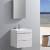 Fresca FVN8324WH Valencia 24" Glossy White Wall Hung Modern Bathroom Vanity with Medicine Cabinet