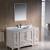 Fresca FVN20-123012AW Oxford 54" Traditional Bathroom Vanity with 2 Side Cabinets in Antique White