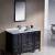 Fresca FVN20-122412ES Oxford 48" Traditional Bathroom Vanity with 2 Side Cabinets in Espresso