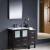 Fresca FVN62-3012ES-UNS Torino 42" Modern Bathroom Vanity with Side Cabinet and Integrated Sink in Espresso