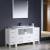 Fresca FVN62-123612WH-UNS Torino 60" Modern Bathroom Vanity with 2 Side Cabinets and Integrated Sink in White