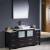 Fresca FVN62-123612ES-VSL Torino 60" Modern Bathroom Vanity with 2 Side Cabinets and Vessel Sink in Espresso