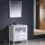 Fresca FVN6230WH-UNS Torino 30" Modern Bathroom Vanity with Integrated Sink in White