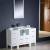 Fresca FVN62-122412WH-UNS Torino 48" Modern Bathroom Vanity with 2 Side Cabinets and Integrated Sink in White