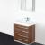 Fresca FVN8030GW Livello 30" Modern Bathroom Vanity with Medicine Cabinet in Walnut