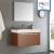 Fresca FVN8090TK Vista 36" Teak Modern Bathroom Vanity with Medicine Cabinet