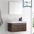 Fresca FVN8090GW Vista 36" Walnut Modern Bathroom Vanity with Medicine Cabinet