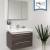 Fresca FVN8080GO Medio 32" Gray Oak Modern Bathroom Vanity with Medicine Cabinet