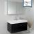 Fresca FVN8010BW Mezzo 40" Black Modern Bathroom Vanity with Medicine Cabinet