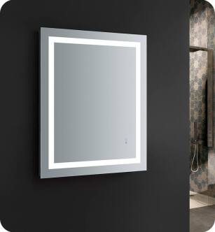 Fresca FMR023630 Santo 36" Wide x 30" Tall Bathroom Mirror with LED Lighting
