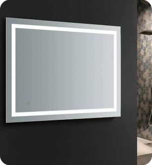 Fresca FMR024836 Santo 48" Wide x 36" Tall Bathroom Mirror with LED Lighting