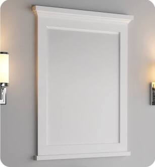 Fresca FMR2427WHM Windsor 27" Matte White Mirror