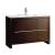 Fresca FCB8148WG-I Allier 48" Wenge Brown Modern Bathroom Cabinet with Sink