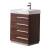 Fresca FCB8024GW-I Livello 24" Walnut Modern Bathroom Cabinet with Integrated Sink