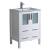 Fresca FCB6224WH-I Torino 24" White Modern Bathroom Cabinet with Integrated Sink