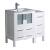 Fresca FCB62-2412WH-I Torino 36" White Modern Bathroom Cabinets with Integrated Sink