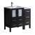 Fresca FCB62-2412ES-I Torino 36" Espresso Modern Bathroom Cabinets with Integrated Sink