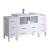 Fresca FCB62-123612WH-I Torino 60" White Modern Bathroom Cabinets with Integrated Sink