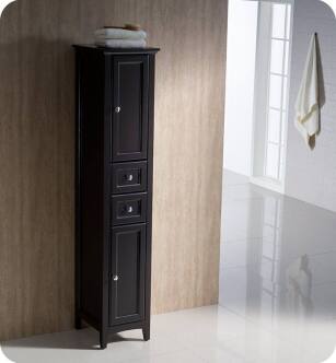 Fresca FST2060ES Oxford Espresso Tall Bathroom Linen Cabinet