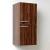 Fresca FST8091GW Walnut Bathroom Linen Side Cabinet with 2 Storage Areas