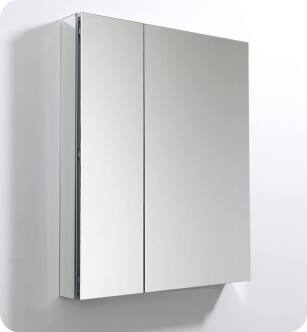 Fresca FMC8091 30" Wide x 36" Tall Bathroom Medicine Cabinet with Mirrors