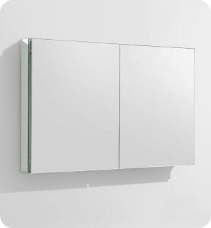 Fresca FMC8010 40" Wide x 26" Tall Bathroom Medicine Cabinet with Mirrors