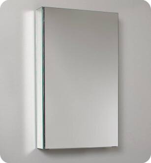Fresca FMC8015 15" Wide x 26" Tall Bathroom Medicine Cabinet with Mirrors