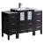 Fresca FCB62-122412ES-I Torino 48" Espresso Modern Bathroom Cabinets with Integrated Sink