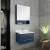 Fresca FVN6124RBL-UNS Lucera 24" Blue Wall Hung Undermount Sink Modern Bathroom Vanity with Medicine Cabinet