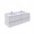 Fresca FCB31-3030RWH Formosa 60" Wall Hung Double Sink Modern Bathroom Cabinet in Rustic White