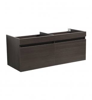 Fresca FCB8012GO Mezzo 48" Gray Oak Modern Double Bathroom Vanity