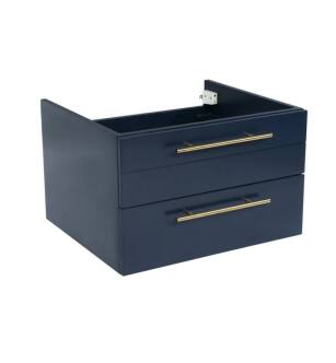 Fresca FCB6124RBL-UNS Lucera 24" Blue Wall Hung Undermount Sink Modern Bathroom Cabinet