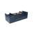 Fresca FCB6148RBL-VSL Lucera 48" Blue Wall Hung Vessel Sink Modern Bathroom Cabinet