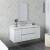 Fresca FVN31-122412RWH Formosa 48" Wall Hung Modern Bathroom Vanity with Mirror in Rustic White